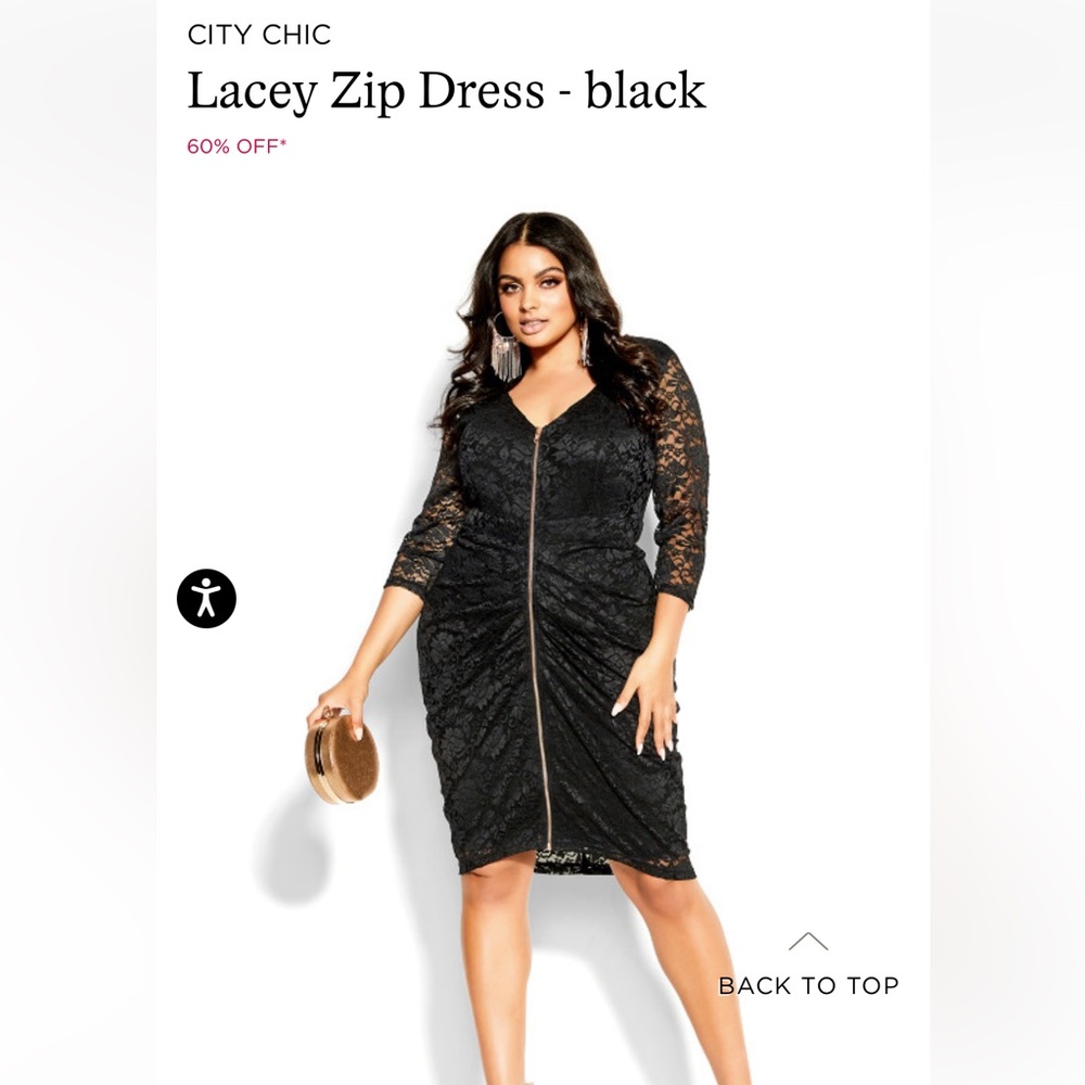 Black lace dress - worn once